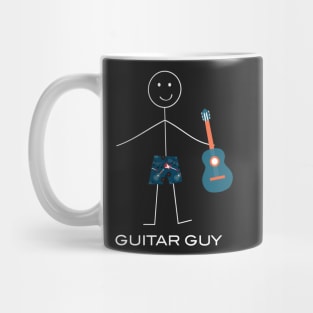 Funny Mens Guitar Guy Mug